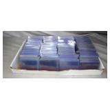 527pc Trading Card Plastic Top Loader Lot