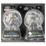 2pc NIP Mezco Mortal Combat X Action Figures