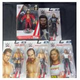 5pc NIP WWE Action Figures