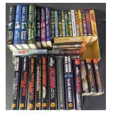 37pc Sci-fi Paperback & Hard Cover Books w/ Correa