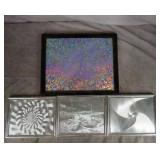 Metallic & Pyschedelic Artwork Lot