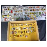 Assorted Vintage Pins w/ Racing