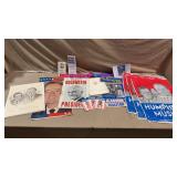 18pc Vtg Political Ephemera