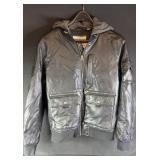 Levi Strauss Hooded Leather Jacket