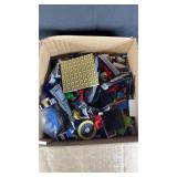 Assorted Lego Pieces w/ Partial Builds