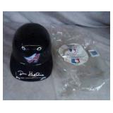 Dave Hollins Signed Angels Souvenir Batting Helmet