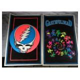 Grateful Dead Black Light Velvet Posters