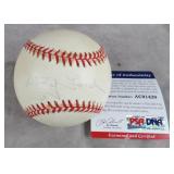 Whitey Ford Signed Baseball-PSA COA