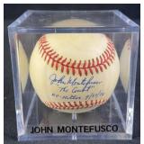 John "The Count" Montefusco Signed Baseball