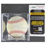 Don Erickson "58 Phillies" Signed Baseball
