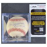 Don Newcombe "ROY-49-NL" Signed Baseball