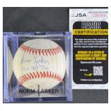 Norm Larker "1960 All Star" Signed Baseball
