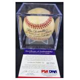 Eddie Chandler "47 Brooklyn Dodgers" Signed Ball