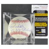 Bob Priddy "65-66 SF-Giants" Signed Baseball