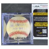 Bob Horner "1978 ROY" Signed Baseball