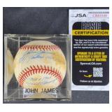 John James ï¿½N.Y. Yankees 1958, 1960-61" Signed