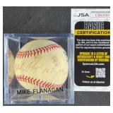 Mike Flanagan "167W-149Kï¿½s" Signed Baseball