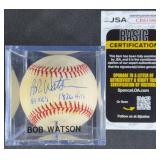 Bob Watson "184 H.R.ï¿½s 1826 Hits" Signed Baseball
