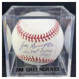 Jim Greengrass #23 "100 RBIï¿½s Rookie 1953" Signed