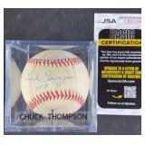 Chuck Thompson "H.O.F. 93" Signed Baseball