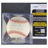 Jim Key "96 W.S. Champs" Signed Baseball w/ JSA