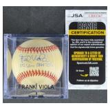 Frank Viola "176 Wins 1844 SOï¿½s" Signed Baseball