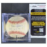 Larry Sherry "1959 W.S. M.V.P." Signed Baseball