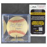 Jake Gibbs "1962-1971 N.Y. Yankees" Signed Ball