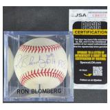 Ron Blomberg "1st D.H. 1973" Signed Baseball