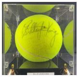 Billy Jean King Signed 10" Wilson Tennis Ball