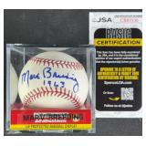 Marv Breeding "1963" Signed Baseball w/ JSA COA