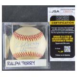 Ralph Terry "23 Wins 1962" Signed Baseball