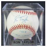 Ron Taylor "1964 World Champs" Signed Baseball