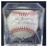 Hal Brown "1955-1962 Orioles" Signed Baseball