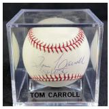 Tom Carroll "56ï¿½ WSC" Signed Baseball