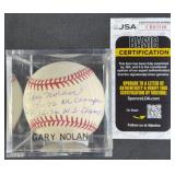 Gary Nolan "Reds 70-72 NL Champs 75-76 WS Champs"