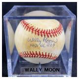 Wally Moon "1954 NL R.O.Y." Signed Baseball