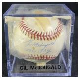 Gil McDougald "1951 ROY" Signed Baseball