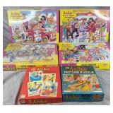 6pc Vintage Archie Puzzles w/ Sealed