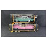 2pc NIP Maisto  1:18 Die-Cast w/ Studebaker