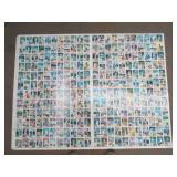 1983 Topps Baseball Error Back Master Sheet