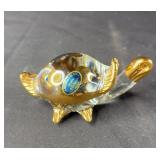 Campanella Scarl Murano Italy Glass Turtle