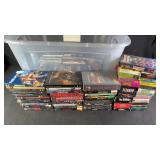 120pc Movie & TV DVDs & VHS w/ Horror & Sealed