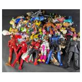 Assorted Action Figures w/ TMNT & Marvel