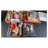 Assorted Dolls & Accessories w/ Barbie & Cases
