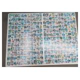 1983 Topps Baseball Error Back Master Sheet