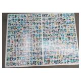 1983 Topps Baseball Error Back Master Sheet