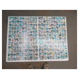 1983 Topps Baseball Error Back Master Sheet