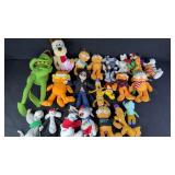 Assorted Character Plush w/ Garfield & Snoopy
