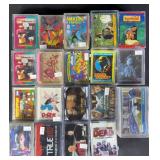 19pc Non-Sports Card Sets w/ Marvel & DC